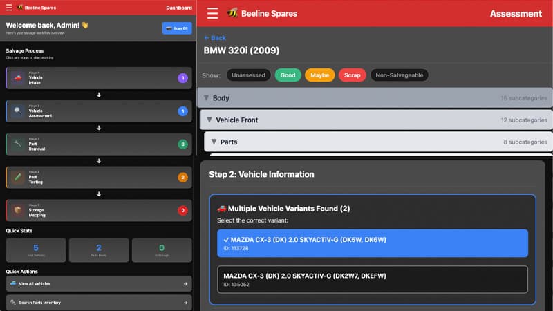 Vehicle Salvage System