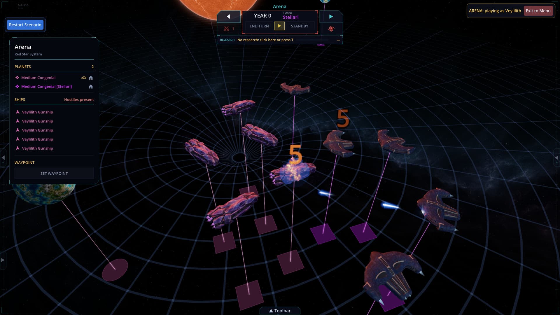 Imperium screenshot: Fleet Combat